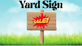 Yard Sign Sale